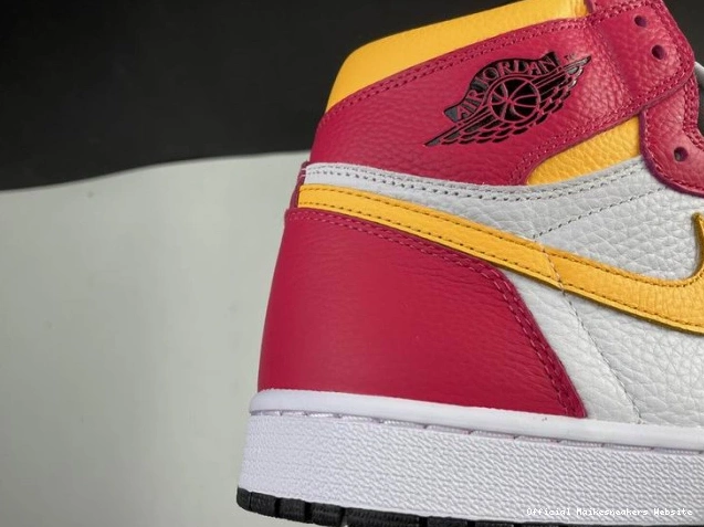 Official Maikesneakers High Fusion 555088-603 OGLight Jordan Air Red 1 0630